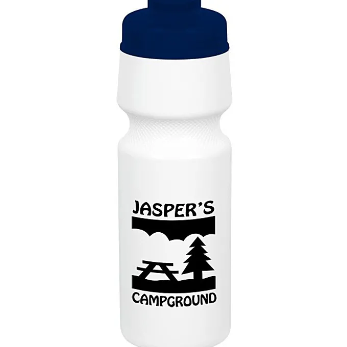 Cruiser Sport Bottle with Flip Drink Lid - 24 oz - White