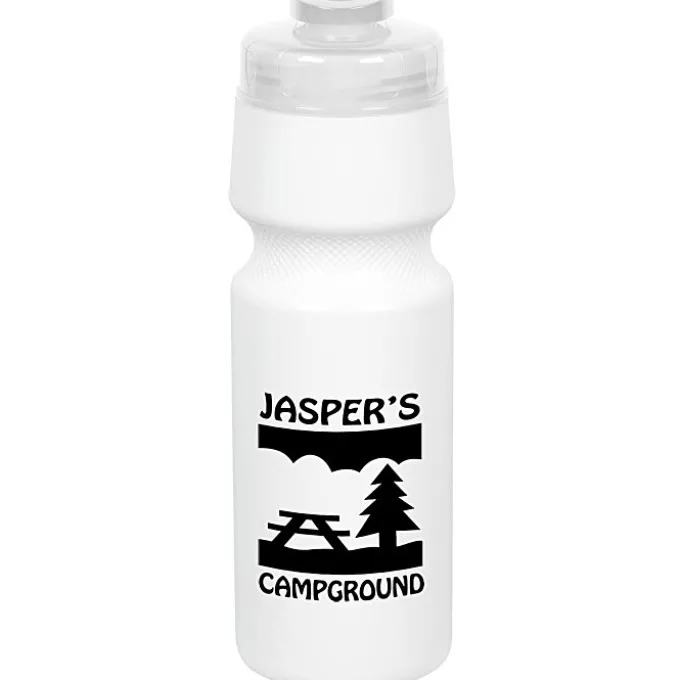 Cruiser Sport Bottle with Flip Drink Lid - 24 oz - White