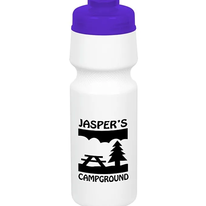 Cruiser Sport Bottle with Flip Drink Lid - 24 oz - White