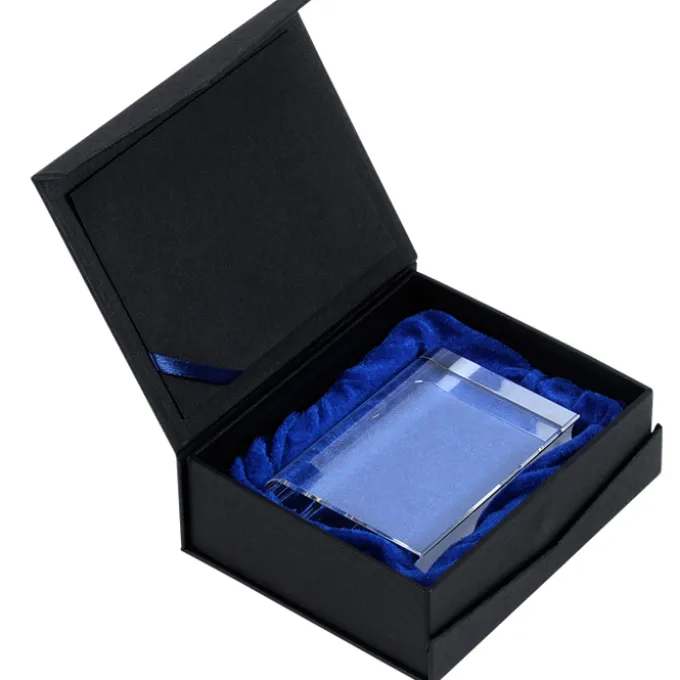Crystal Book Award - 5 inches