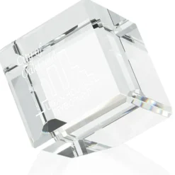 Crystal Corner Block Award - 2 inches