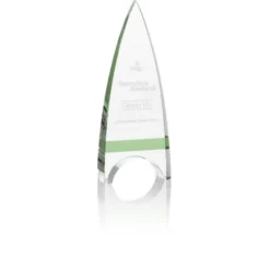 Crystal Crest Award - 9 inches