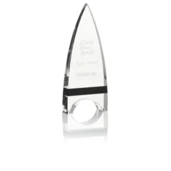 Crystal Crest Award - 8 inches