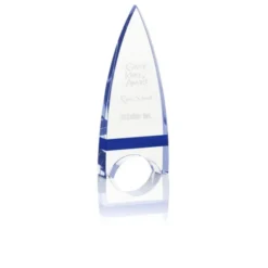 Crystal Crest Award - 8 inches