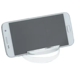 Crystal Paperweight Phone Stand - Round