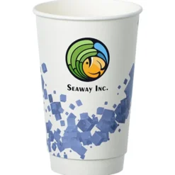Cubes Floating Full Color Insulated Paper Cup - 16 oz.