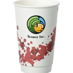 Cubes Floating Full Color Insulated Paper Cup - 16 oz.