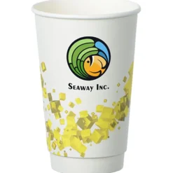 Cubes Floating Full Color Insulated Paper Cup - 16 oz.