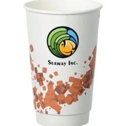 Cubes Floating Full Color Insulated Paper Cup - 16 oz.