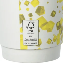 Cubes Floating Full Color Insulated Paper Cup - 16 oz.