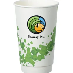 Cubes Floating Full Color Insulated Paper Cup - 16 oz.