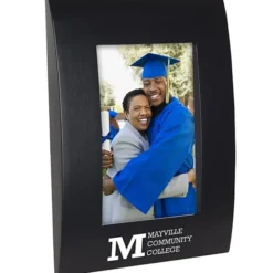 Curved Wood Frame - 5 inches x 7 inches