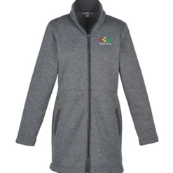Curve Sweater Fleece Long Jacket - Ladies'