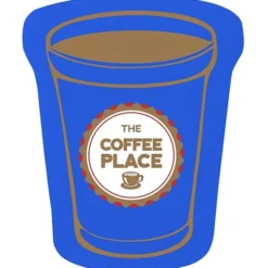 Cushioned Jar Opener - Coffee Cup - Full Color
