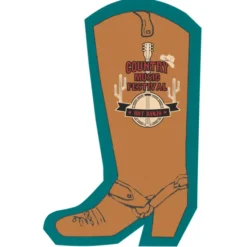 Cushioned Jar Opener - Cowboy Boot - Full Color