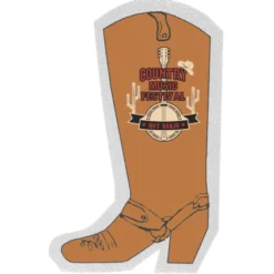 Cushioned Jar Opener - Cowboy Boot - Full Color