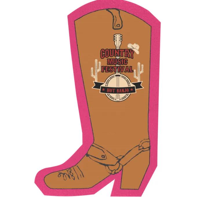 Cushioned Jar Opener - Cowboy Boot - Full Color