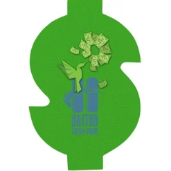 Cushioned Jar Opener - Dollar Sign - Full Color