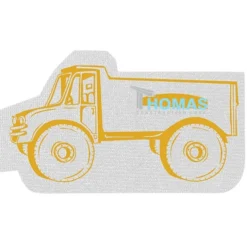 Cushioned Jar Opener - Dump Truck - Full Color