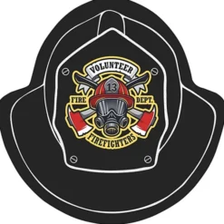 Cushioned Jar Opener - Fire Helmet - Full Color