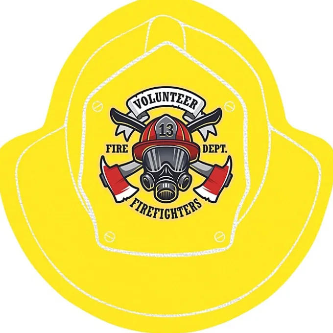 Cushioned Jar Opener - Fire Helmet - Full Color