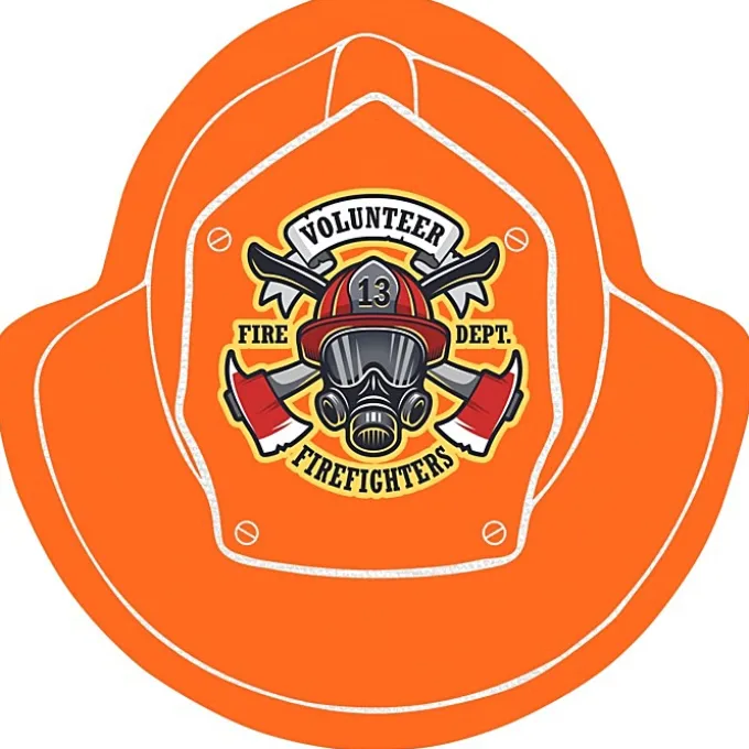 Cushioned Jar Opener - Fire Helmet - Full Color