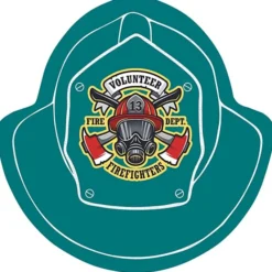 Cushioned Jar Opener - Fire Helmet - Full Color