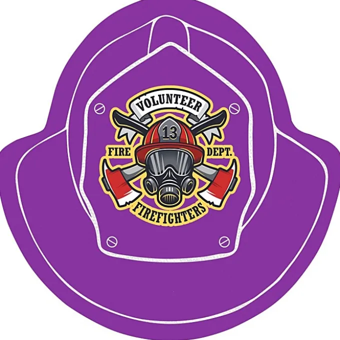 Cushioned Jar Opener - Fire Helmet - Full Color
