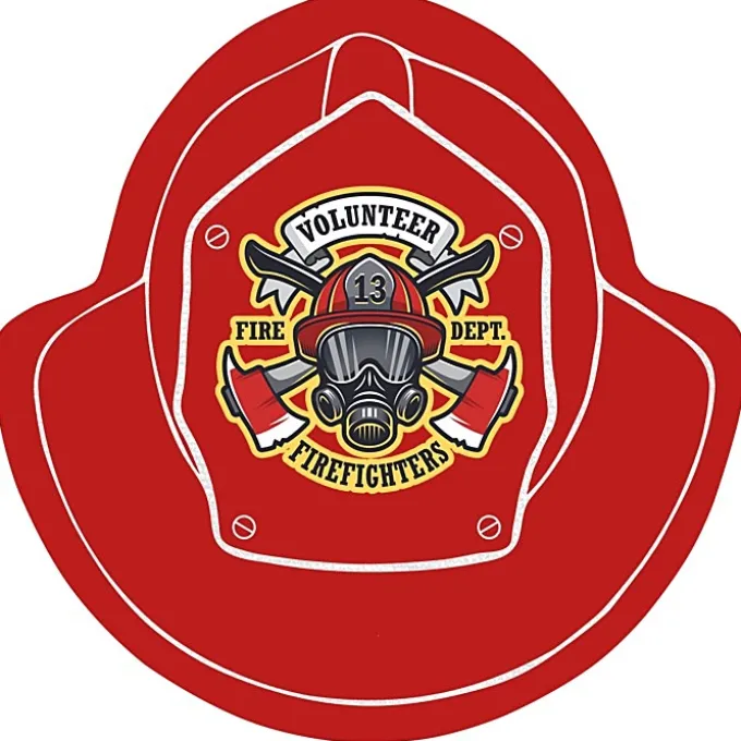 Cushioned Jar Opener - Fire Helmet - Full Color