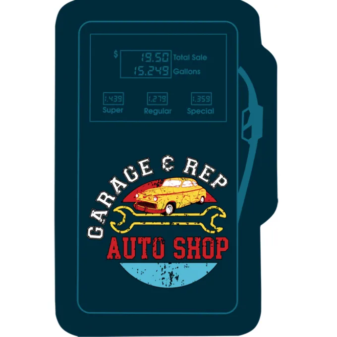 Cushioned Jar Opener - Gas Pump - Full Color