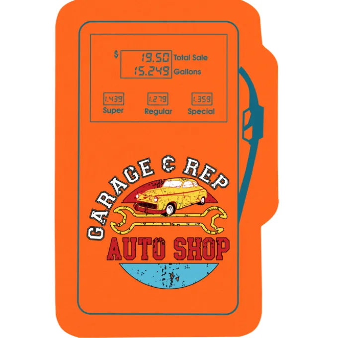 Cushioned Jar Opener - Gas Pump - Full Color