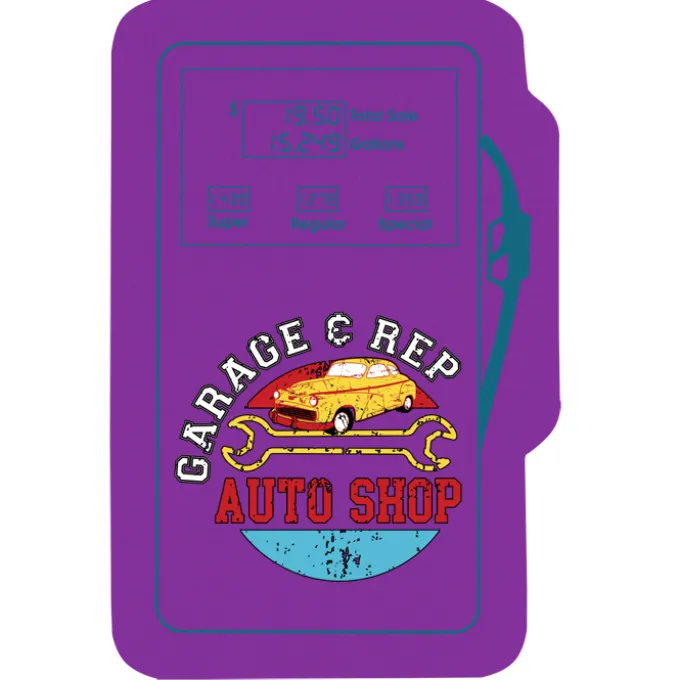 Cushioned Jar Opener - Gas Pump - Full Color