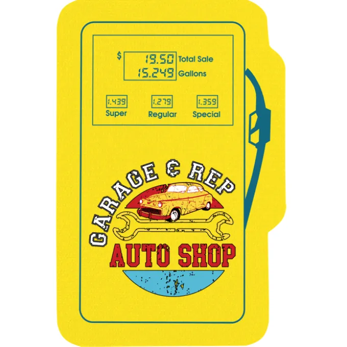 Cushioned Jar Opener - Gas Pump - Full Color