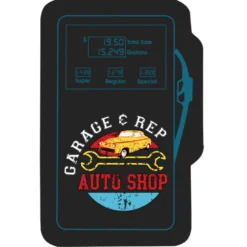 Cushioned Jar Opener - Gas Pump - Full Color