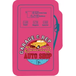 Cushioned Jar Opener - Gas Pump - Full Color