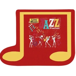Cushioned Jar Opener - Music Note - Full Color