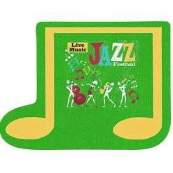 Cushioned Jar Opener - Music Note - Full Color