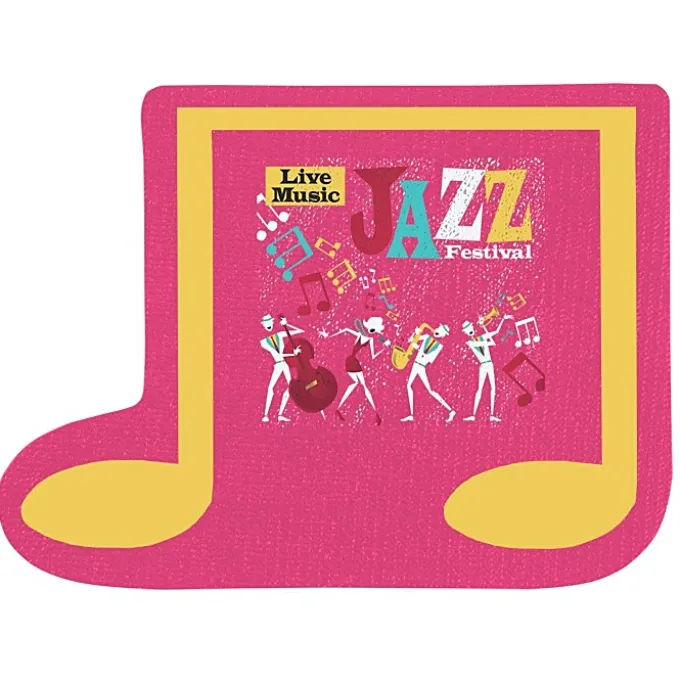 Cushioned Jar Opener - Music Note - Full Color