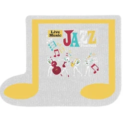 Cushioned Jar Opener - Music Note - Full Color