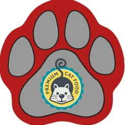 Cushioned Jar Opener - Paw - Full Color