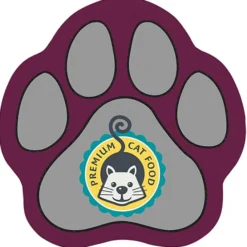 Cushioned Jar Opener - Paw - Full Color