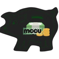 Cushioned Jar Opener - Piggy Bank - Full Color