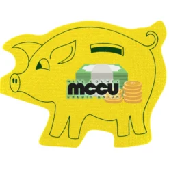 Cushioned Jar Opener - Piggy Bank - Full Color