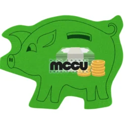 Cushioned Jar Opener - Piggy Bank - Full Color