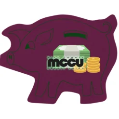 Cushioned Jar Opener - Piggy Bank - Full Color