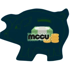 Cushioned Jar Opener - Piggy Bank - Full Color