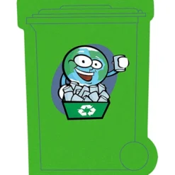 Cushioned Jar Opener - Recycle Bin - Full Color