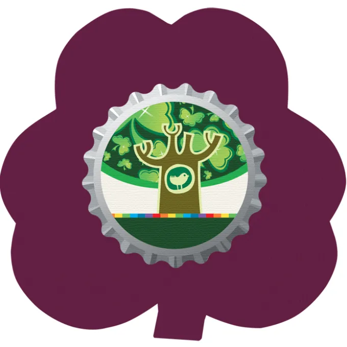 Cushioned Jar Opener - Shamrock - Full Color