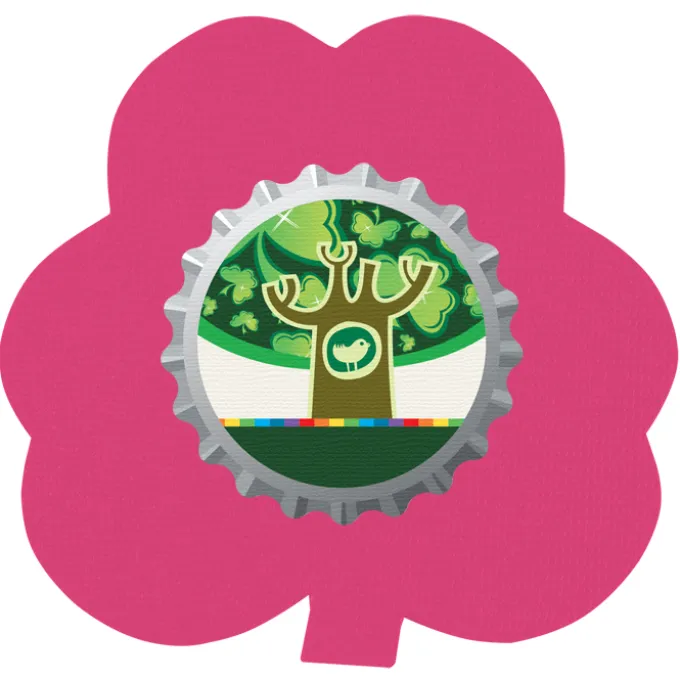Cushioned Jar Opener - Shamrock - Full Color