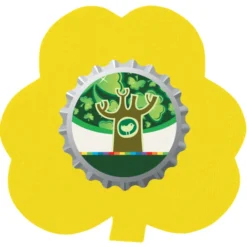 Cushioned Jar Opener - Shamrock - Full Color